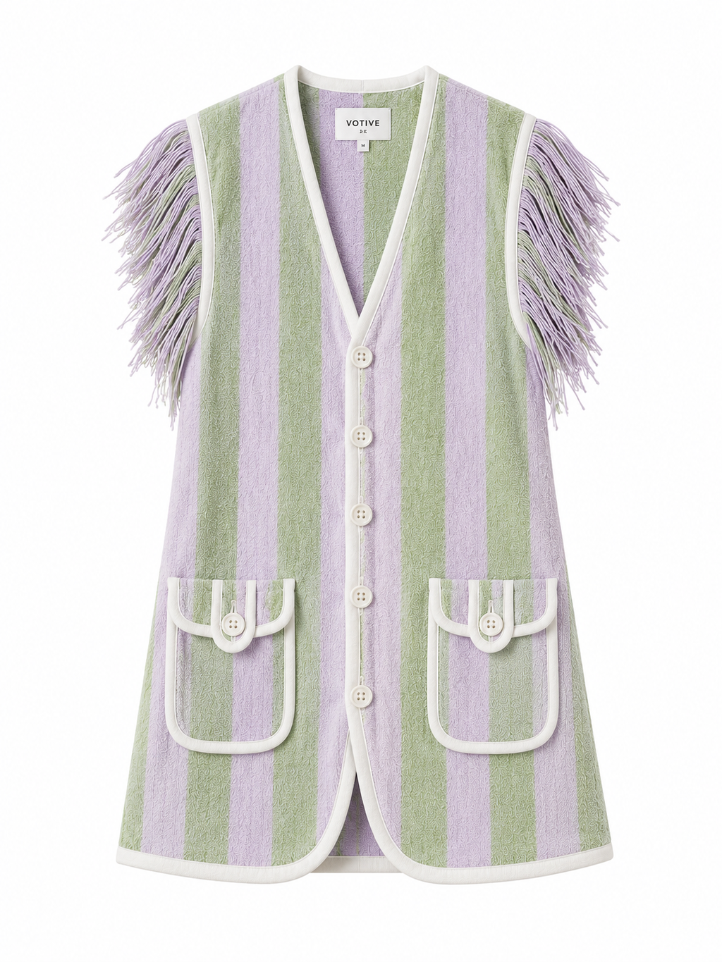 Lavender Towelling Beach Dress