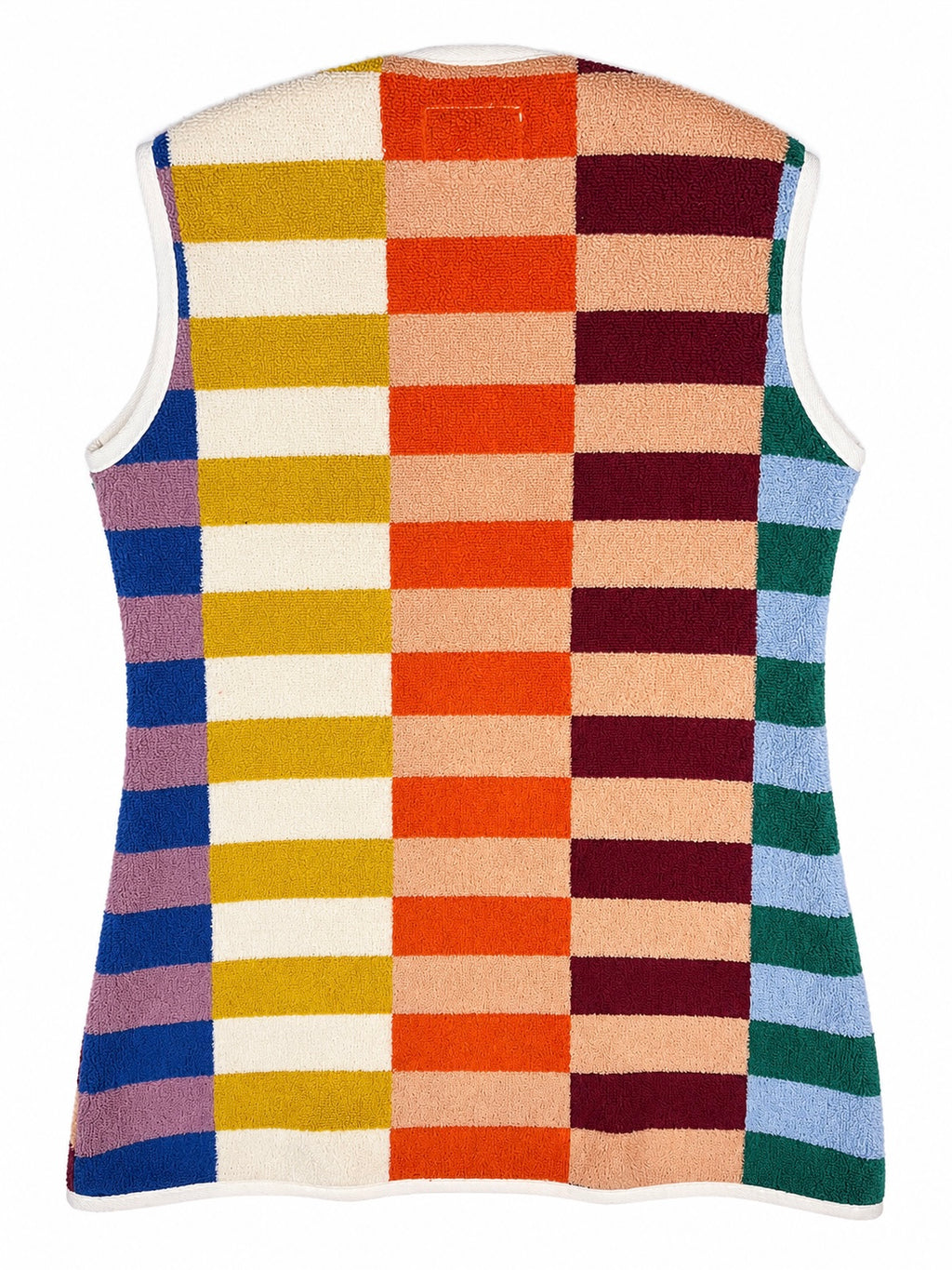Colourblock Towelling Beach Dress