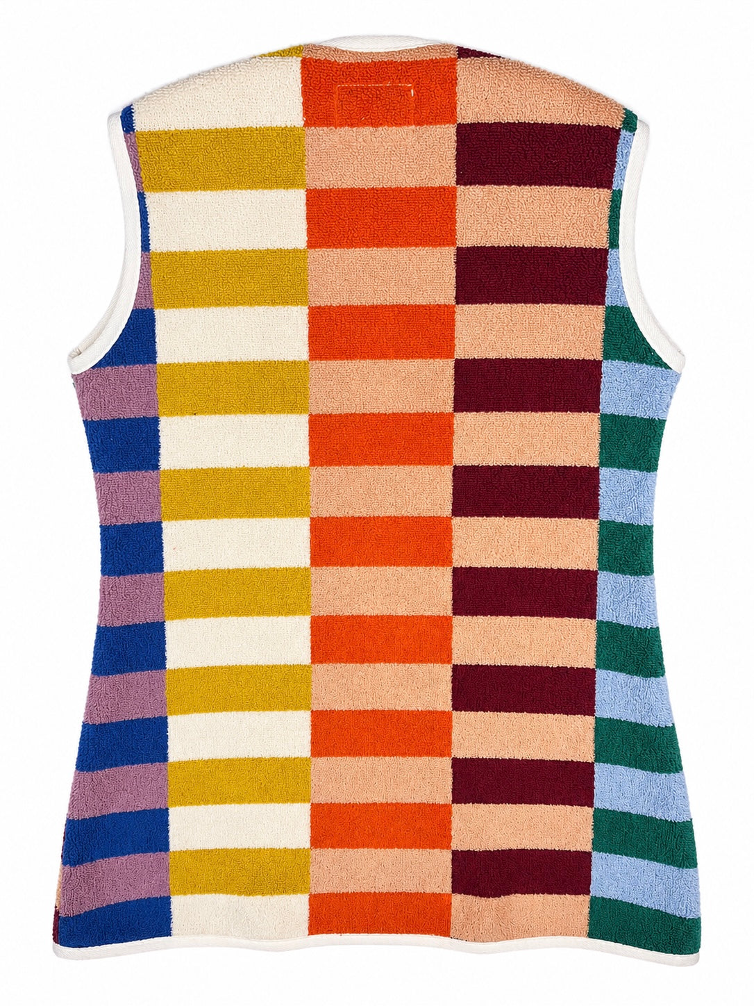 Colourblock Towelling Beach Dress
