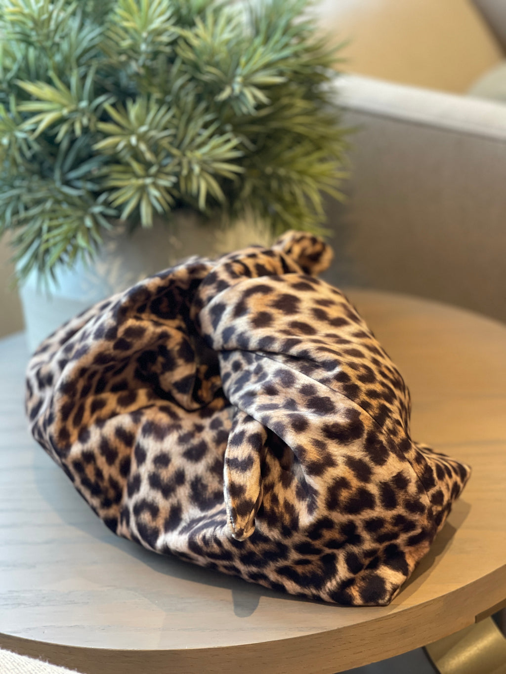 The XL Leopard Kiss Clutch Bag