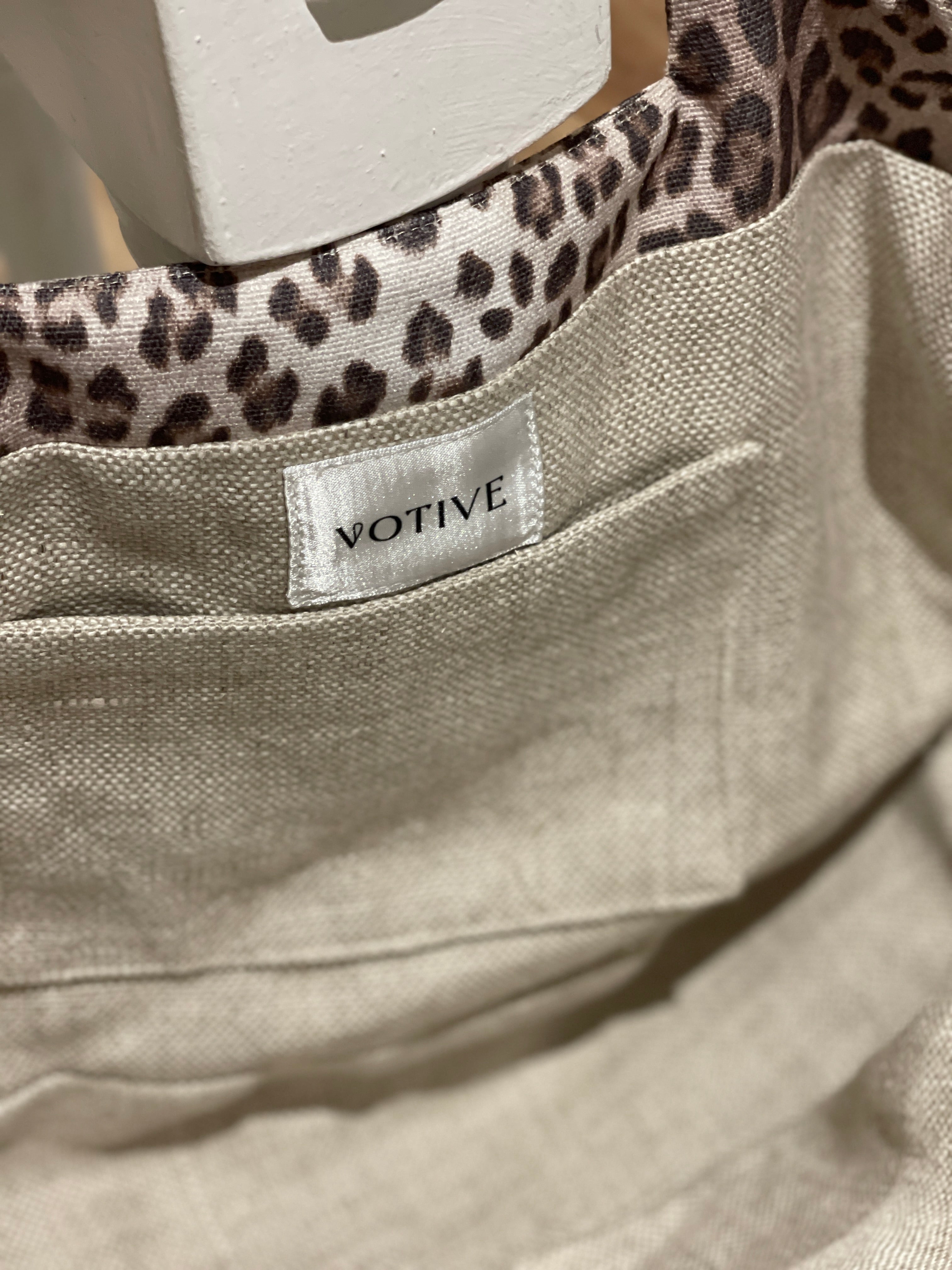 The Taupe Leopard Tote