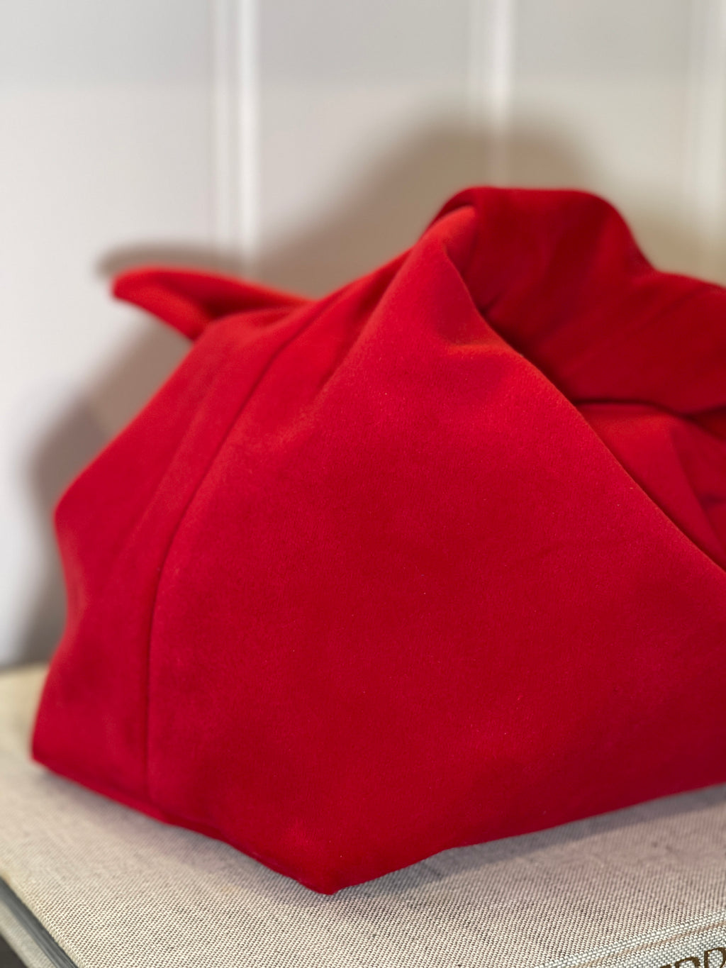 The Pillarbox Red Velvet Kiss Clutch Bag