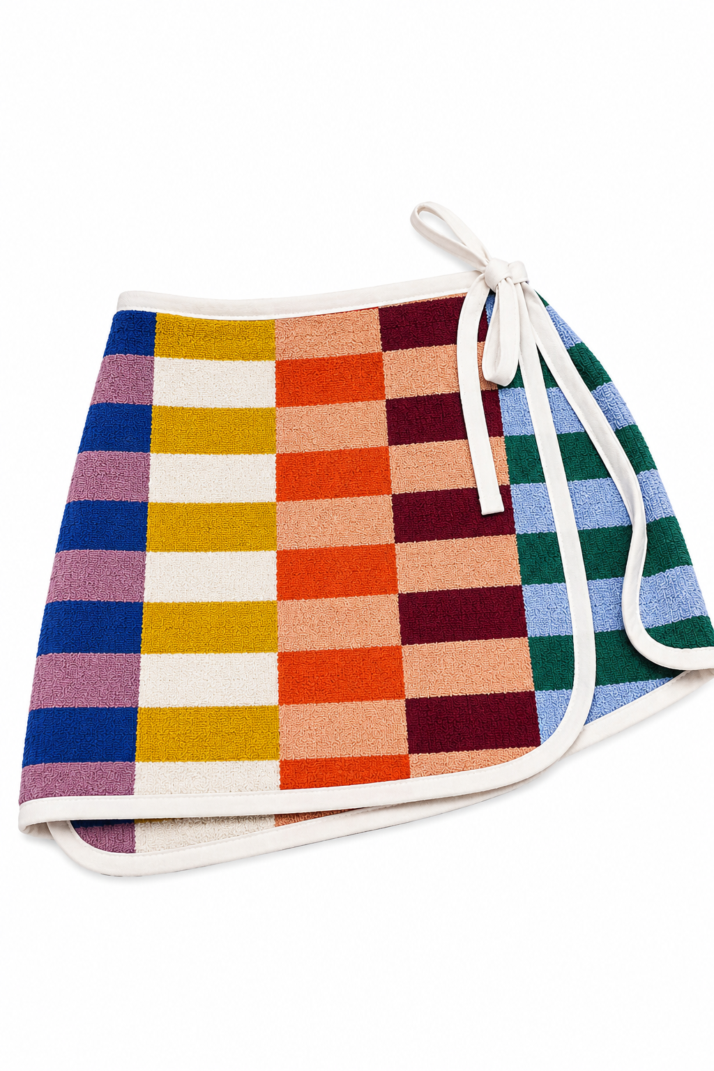 Colourblock Wrap Skirt