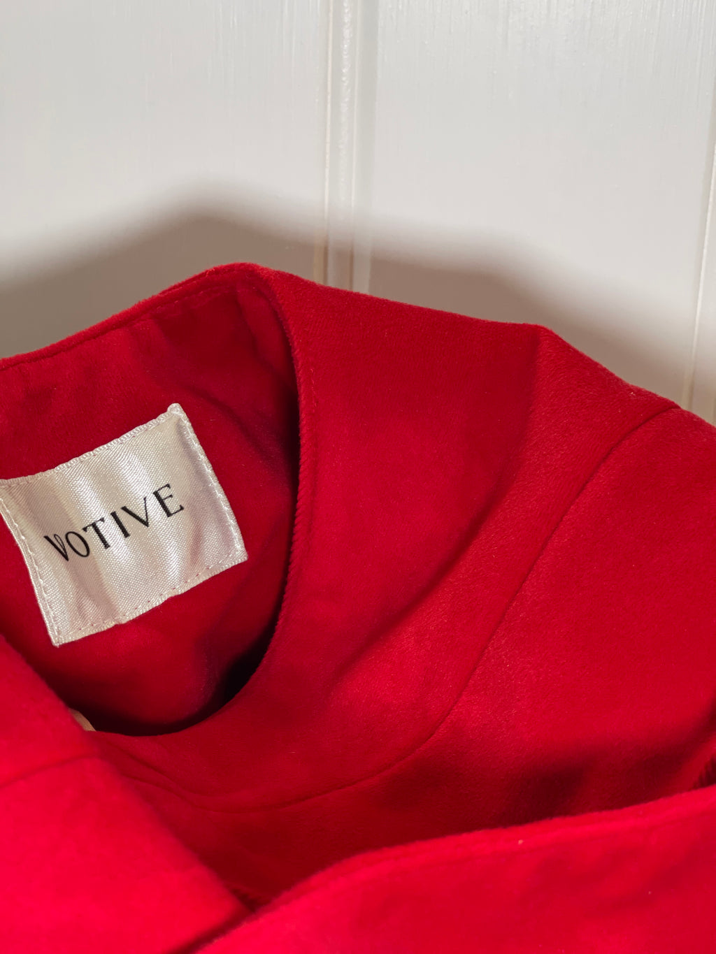 The Pillarbox Red Velvet Kiss Clutch Bag