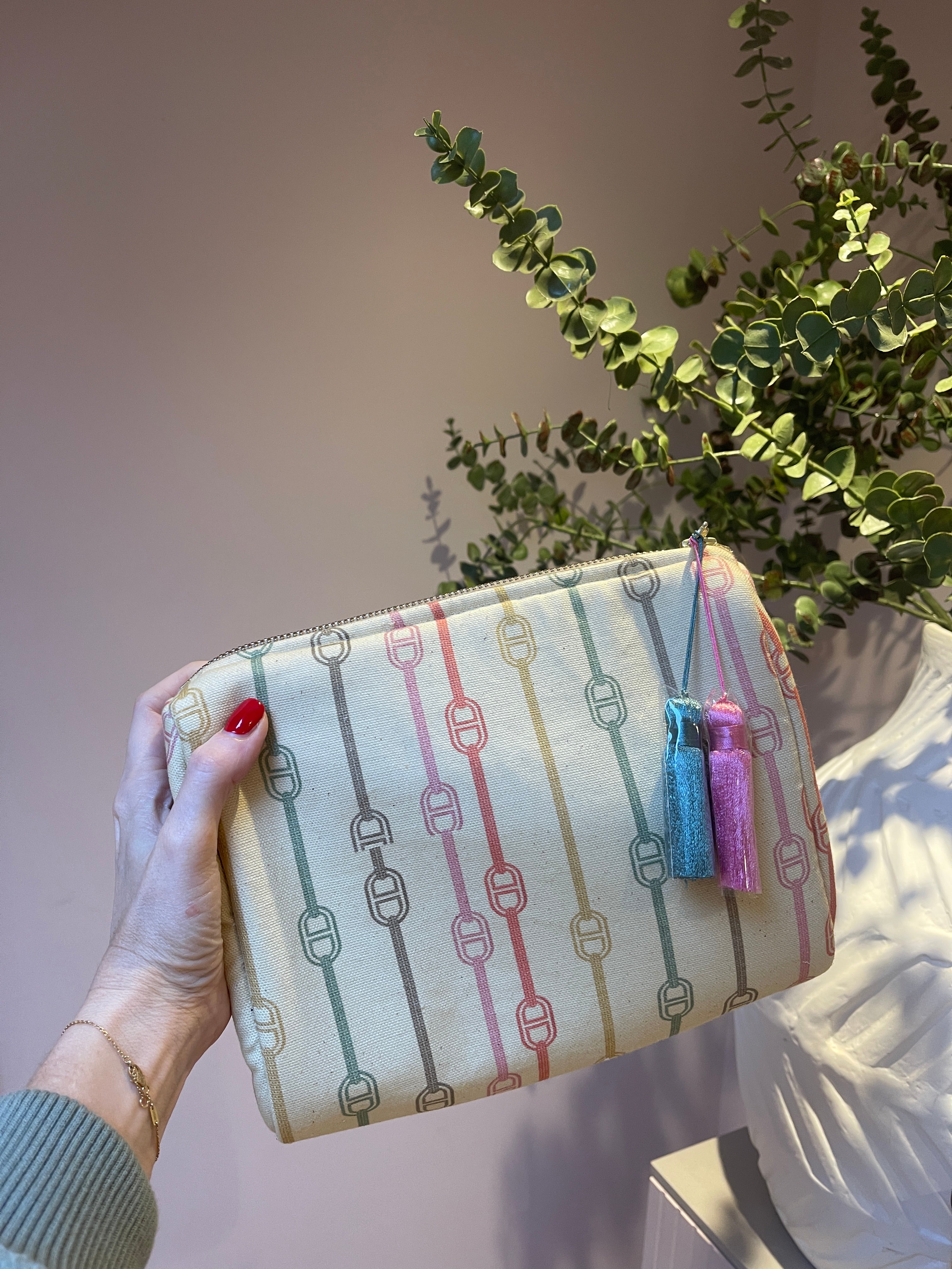 Sorbet Chain Tote Bag
