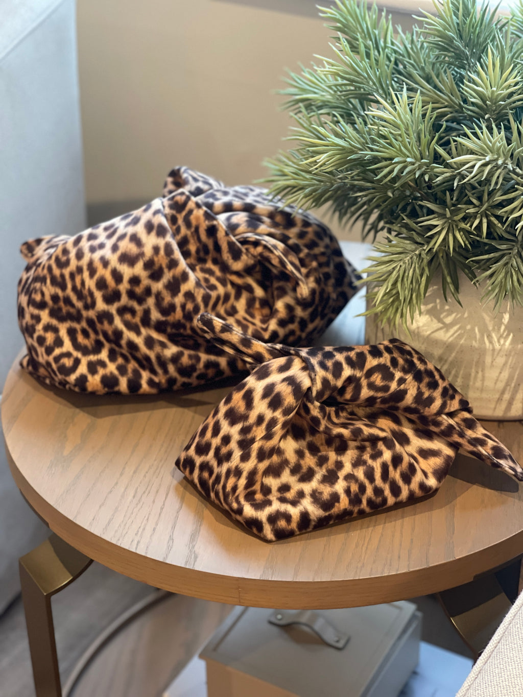 The XL Leopard Kiss Clutch Bag