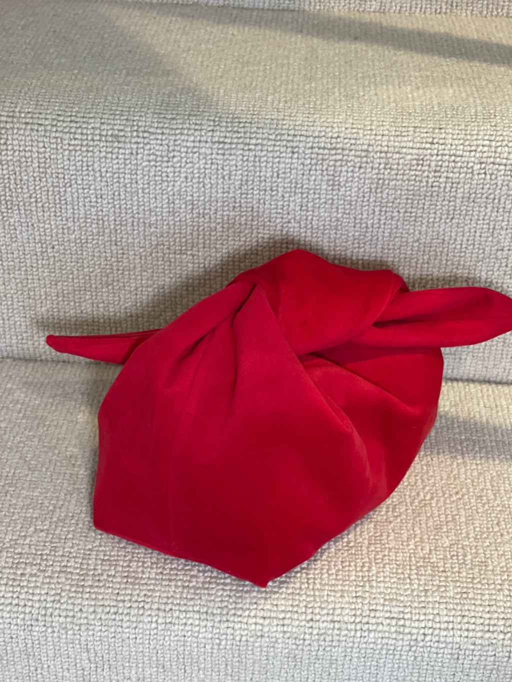 The Pillarbox Red Velvet Kiss Clutch Bag