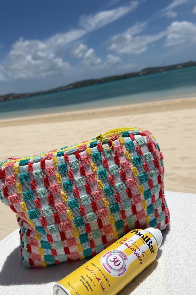 Copacabana Towelling Pouch Bag