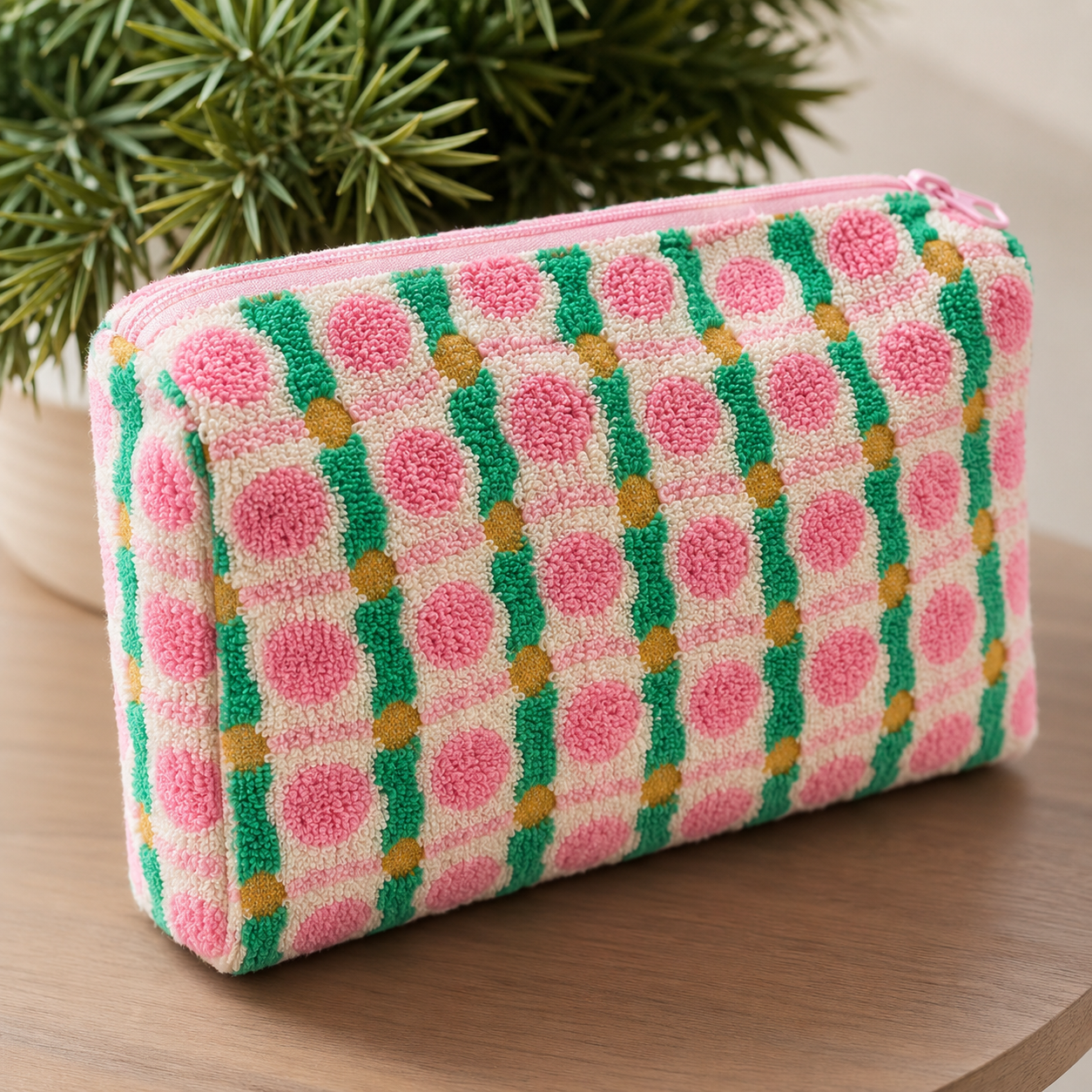 Marbella Towelling Pouch Bag