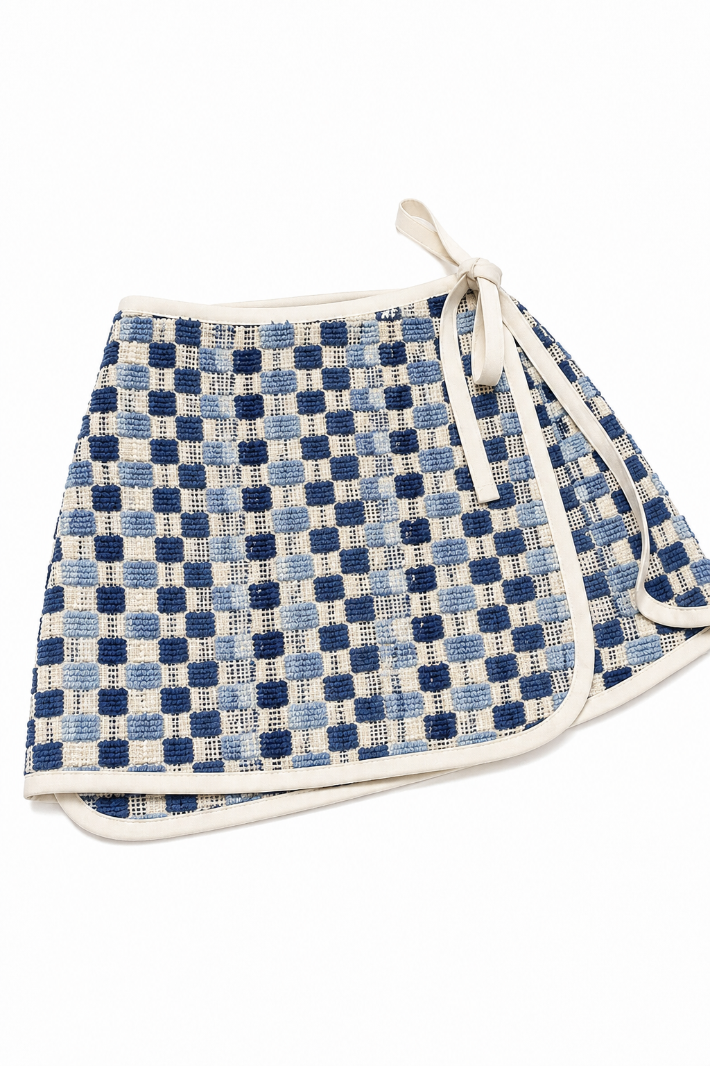 Azure Towelling Wrap Skirt