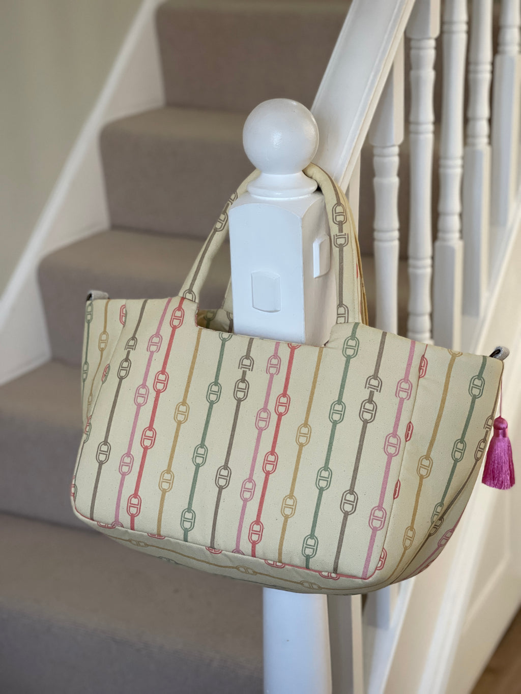 Sorbet Chain Tote Bag