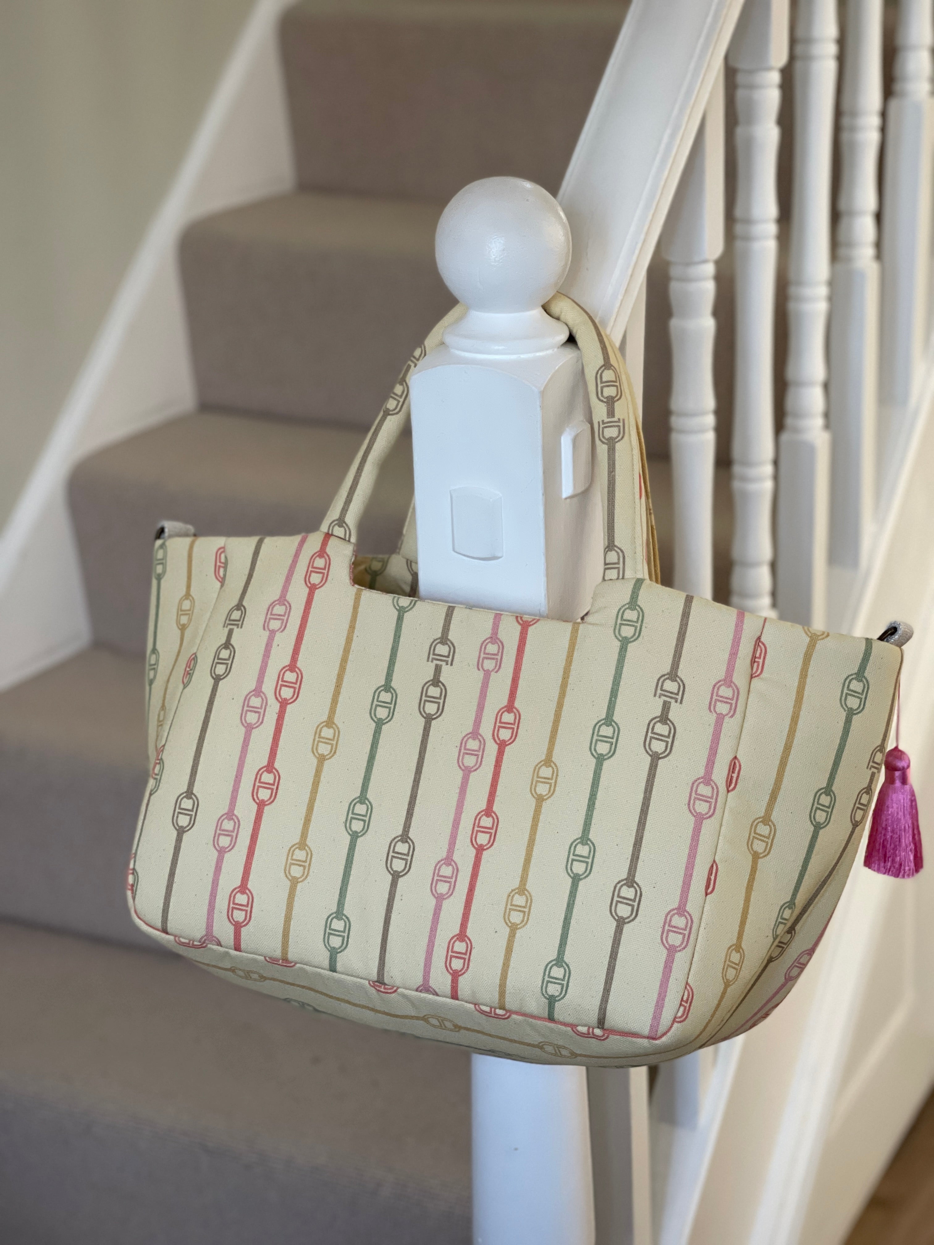 Sorbet Chain Tote Bag
