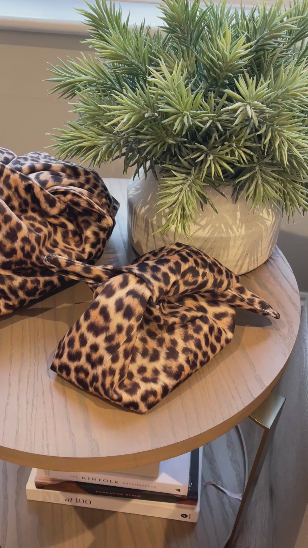 The XL Leopard Kiss Clutch Bag